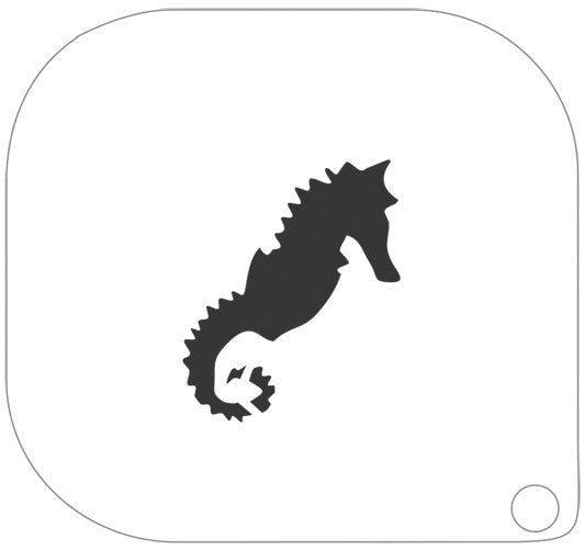 Pochoir 109 – Hippocampe