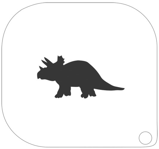 Pochoir 116 – Tricératops