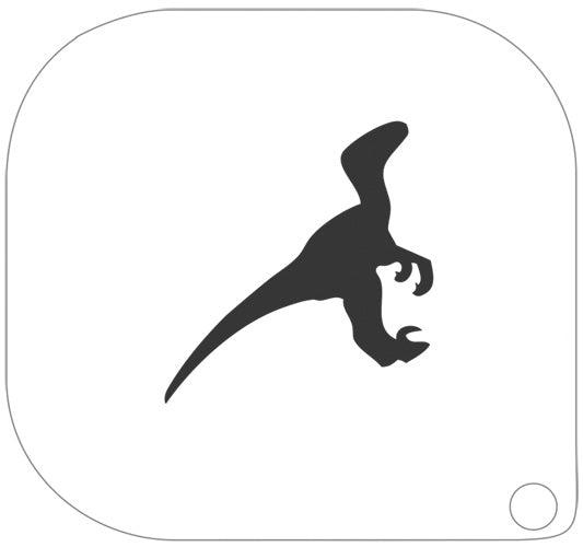 Pochoir 117 – Vélociraptor
