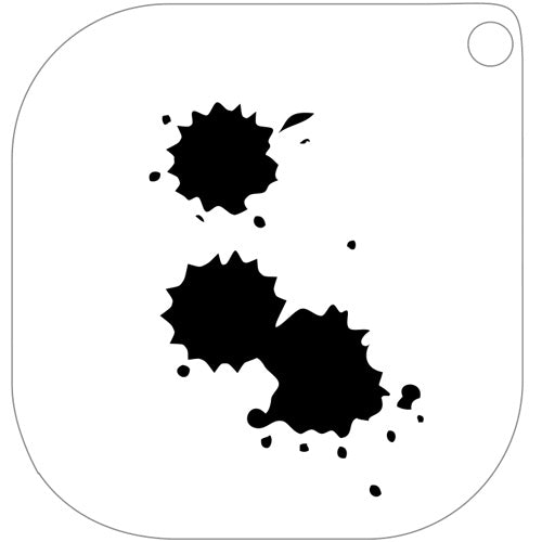 Stencil 135 – Ink Blot