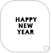 Pochoir 33 – Happy New Year