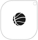 Pochoir 41 – Ballon de Basket
