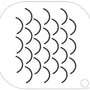 Stencil 70 – Small Fish Scale