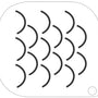 Stencil 71 – Medium Fish Scale