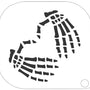 Stencil 88 – Skeleton Hands