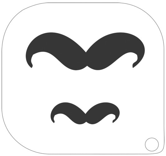 Pochoir 98 – Moustaches